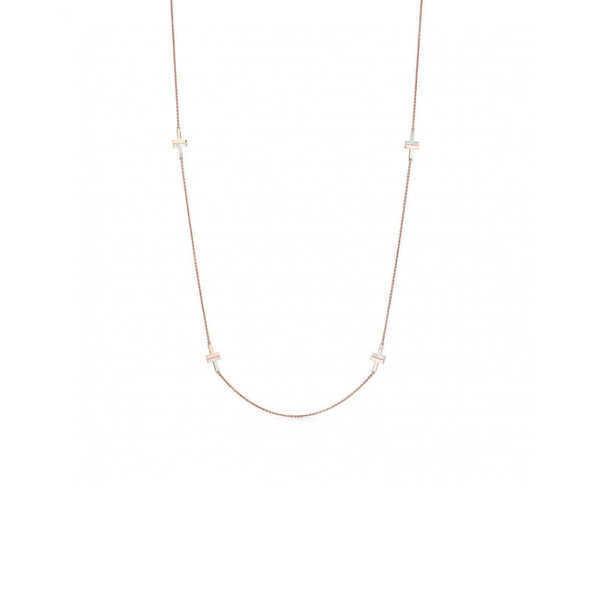 TIFFANY T MOTHER-OF-PEARL STATION NECKLACE 66886220